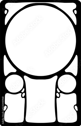 Black Frame vector classic