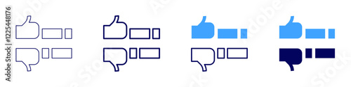 Acts like icon in 4 different styles. Thin Line, Line, Bold, and Bold Line. Duotone style. Editable stroke