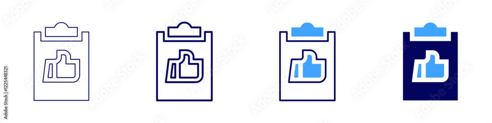 Clipboard icon in 4 different styles. Thin Line, Line, Bold, and Bold Line. Duotone style. Editable stroke Clipboard icon in 4 different styles. Thin Line, Line, Bold, and Bold Line. Duotone style. Editable stroke