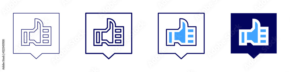 Pass like icon in 4 different styles. Thin Line, Line, Bold, and Bold Line. Duotone style. Editable stroke Pass like icon in 4 different styles. Thin Line, Line, Bold, and Bold Line. Duotone style. Editable stroke