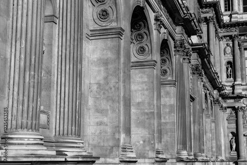 Detail from typical French ...