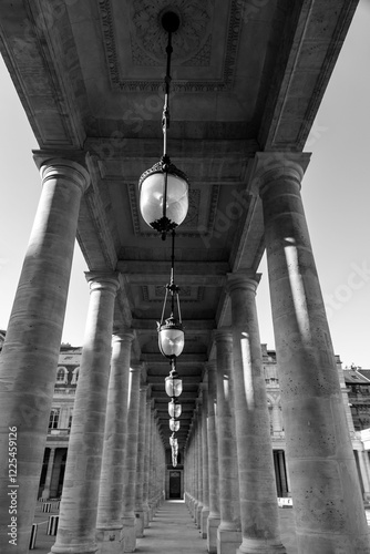 The inner courtyard of the ...