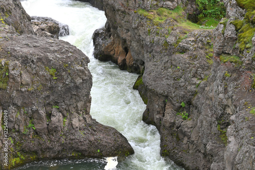 Canyon in Iceland photo