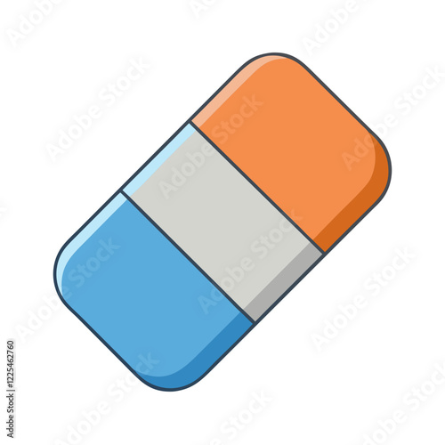 eraser icon, eraser vector illustration-simple illustration of eraser, perfect for eraser logos and icons