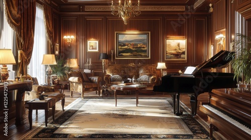 3d rendering of furnished home apartment