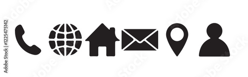 phone icon set, Telephone call sign, Contact us, Web icon set. Website set icon vector. for computer and mobile vector illustration eps 10.