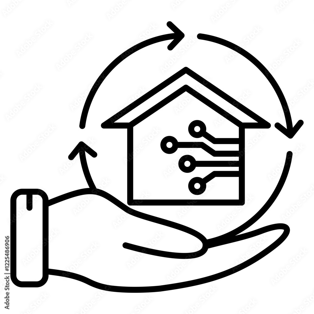 Property Technology Ecosystem icon Property Technology Ecosystem icon