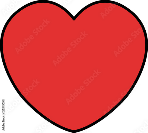 Free Download Heart icon. Single hand drawn heart, love, romance, wedding. Shape heart lineart. Sketch heart. Symbol love. Heart fashion Simple Vector icon on white background. - GFXLoad