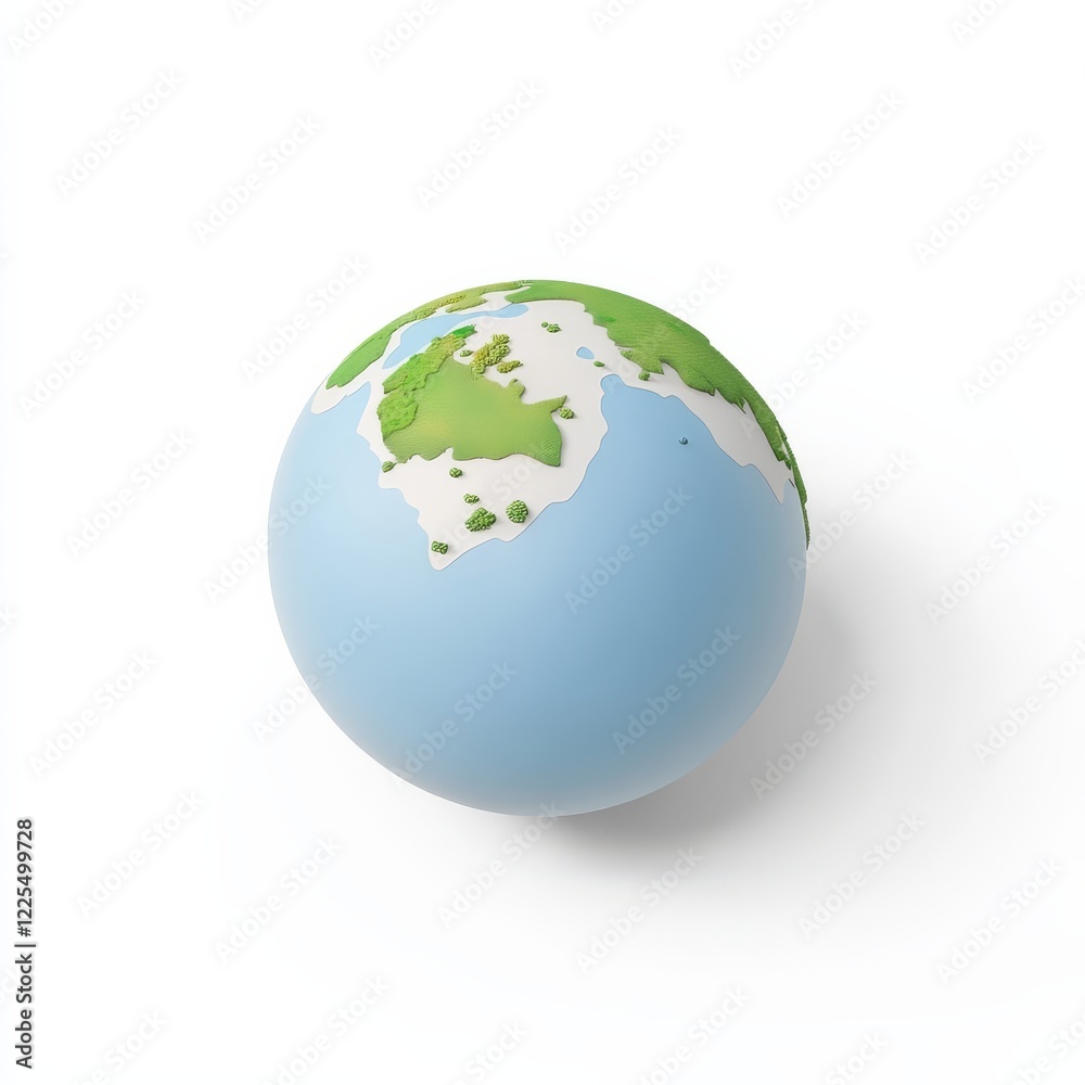 A colorful globe depicting continents and oceans, emphasizing the Earth's geography and natural features. A colorful globe depicting continents and oceans, emphasizing the Earth's geography and natural features.
