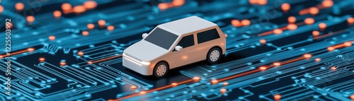 autonomous delivery eco-friendly vehicles technology. IoT-enabled systems integrating autonomous vehicles with renewable energy charging stations