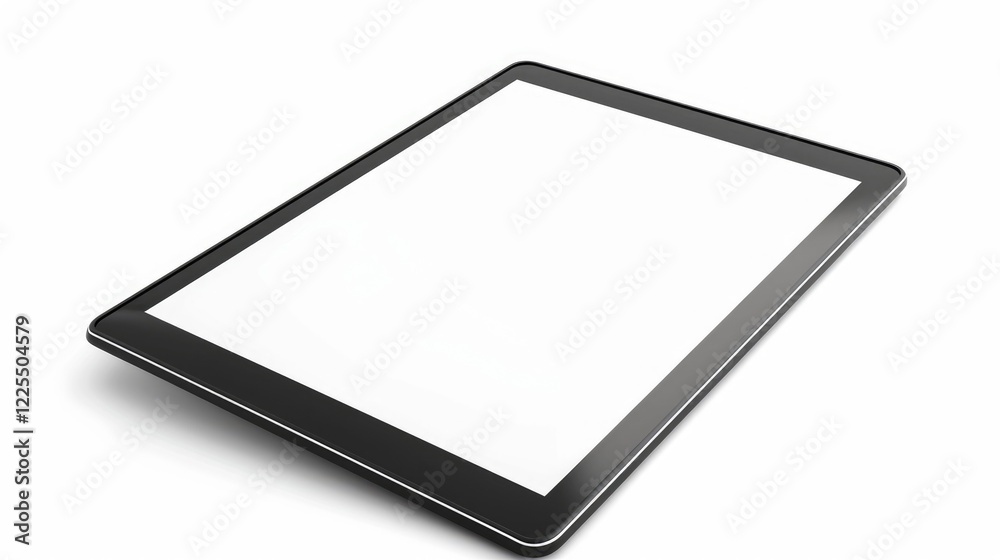 Blank screen tablet isolated on white background Blank screen tablet isolated on white background