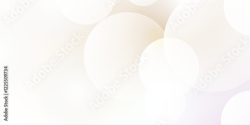 Abstract white and brown blurs background .Dreamy soft focus wallpaper backdrop. Light brown diffuse glowing floating holiday circle dots pattern. 3d rendering.