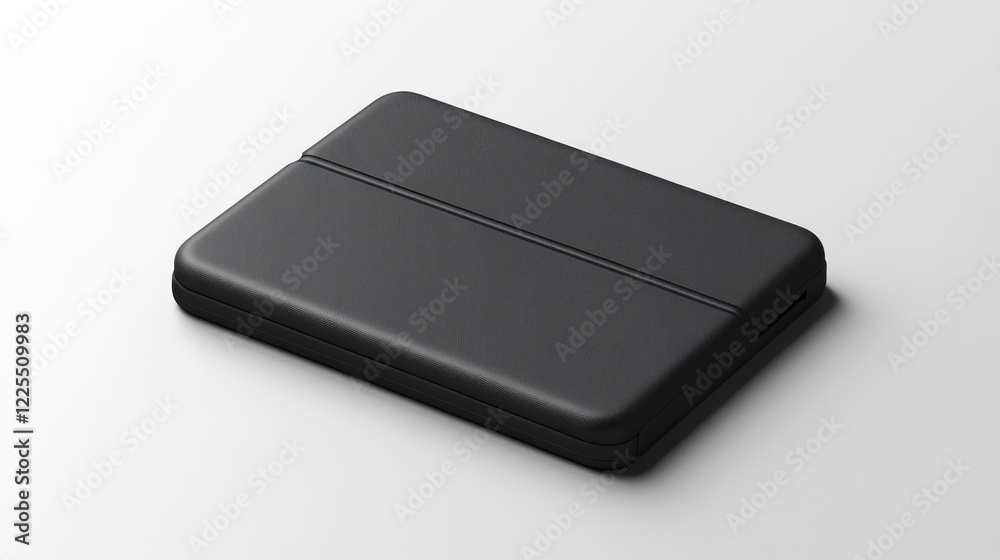 Black Rectangular Case With Subtle Texture Detail Black Rectangular Case With Subtle Texture Detail