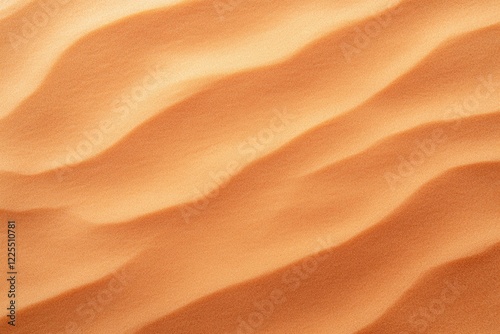 food photography of top-down view of fine desert sand texture illuminated by bright studio lighting warm lighting overhead