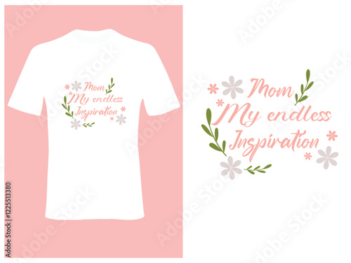  Mother's Day typography t-shirt design