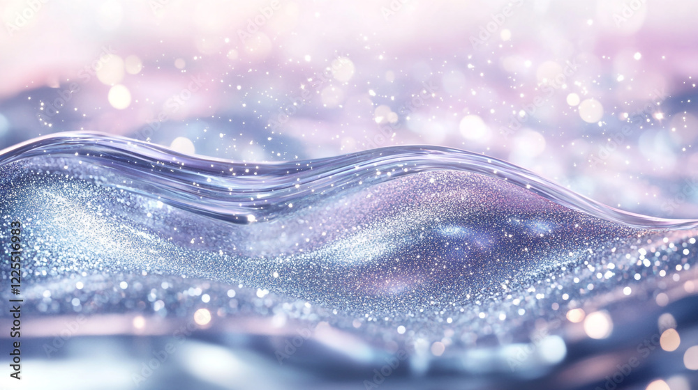 Abstract geometric line background with flowing waves and sparkling particles and glowing glitters, A background with dots on a wave geometric lines, glitters or bokeh background with wave lines. Abstract geometric line background with flowing waves and sparkling particles and glowing glitters, A background with dots on a wave geometric lines, glitters or bokeh background with wave lines.