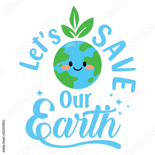 Earth Day vector eco illustration 