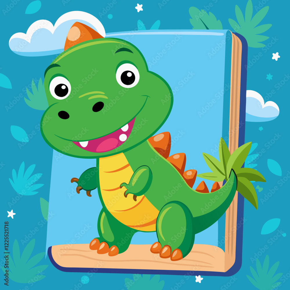 Obraz premium dragon with a gift