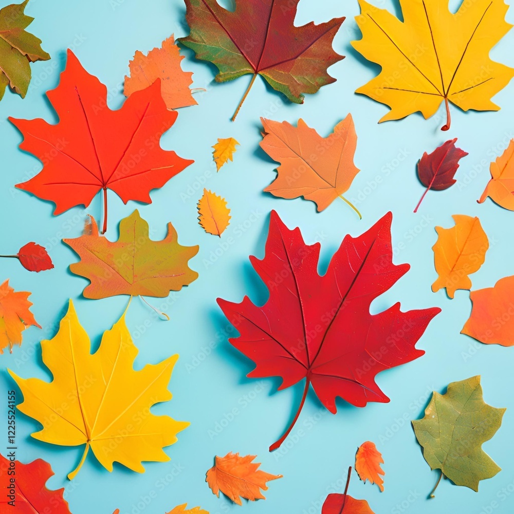 Fototapeta premium maple leaves background