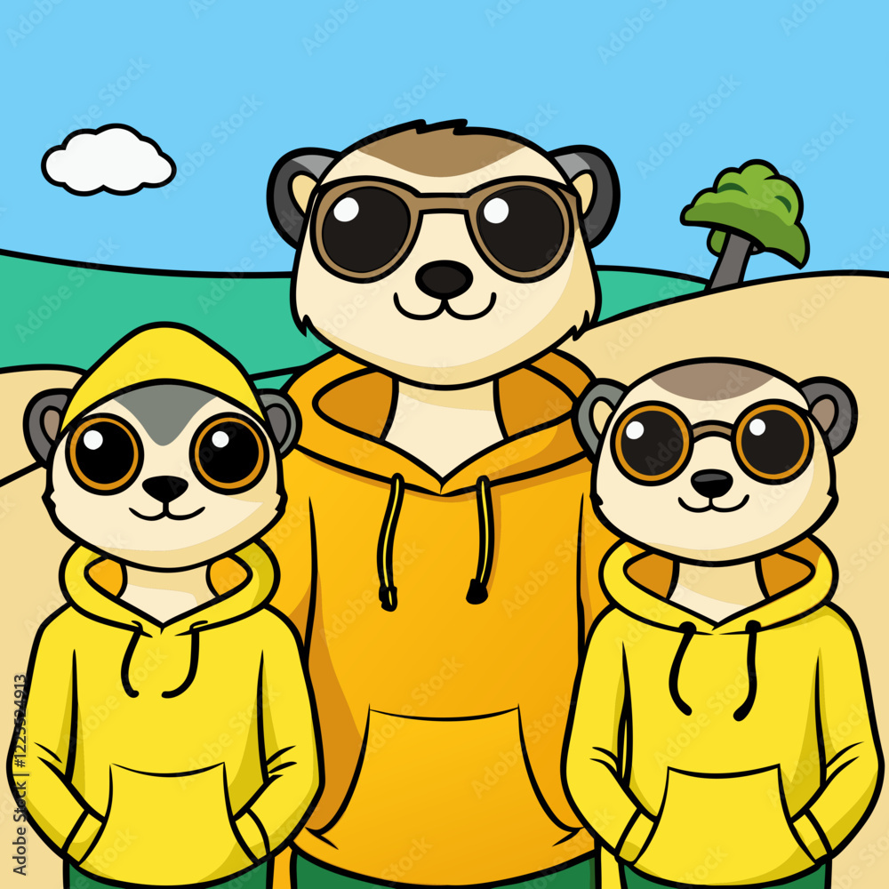 Fototapeta premium family on the beach