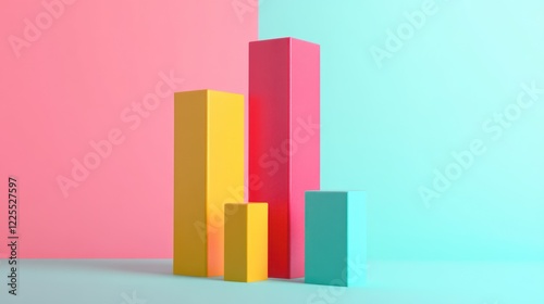 Colorful blocks form abstract minimalist graphic Free Download Colorful blocks form abstract minimalist graphic - GFXLoad