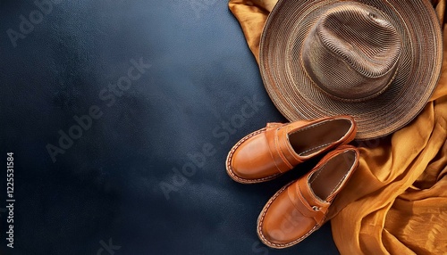 cowboy boots and hat