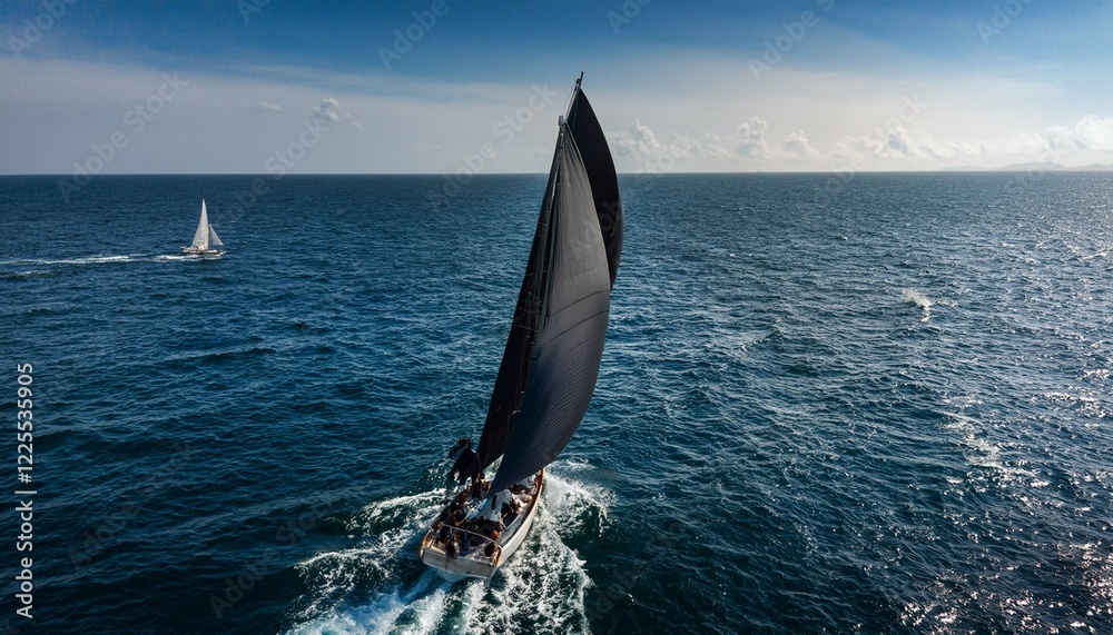 Fototapeta premium sailing on the sea
