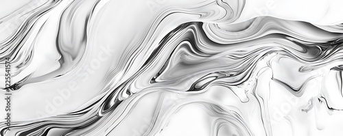 Dynamic black and white swirl abstract background texture for modern design