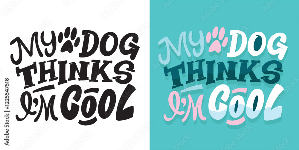 Obraz premium Trendy funny hand drawn doodle lettering quote. Lettering for t-shirt design, mug print, bag print, clothes fashion. 100% hand drawn vector image.