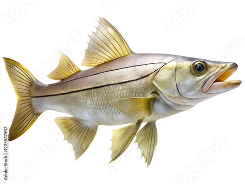 snook fish isolated on transparent background photo