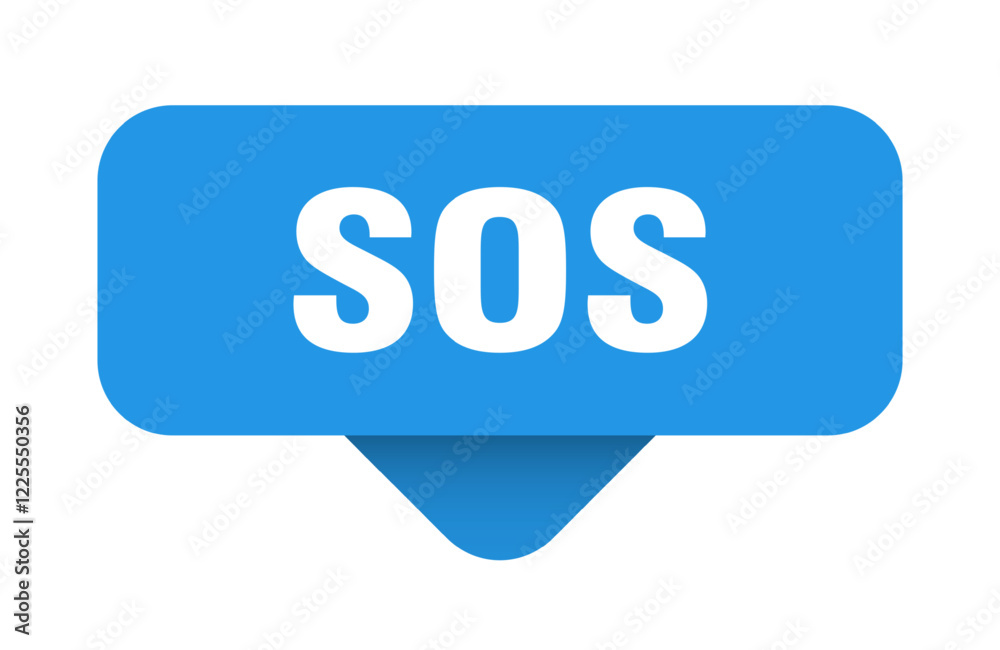 sos sticker. sos sign on transparent background sos sticker. sos sign on transparent background