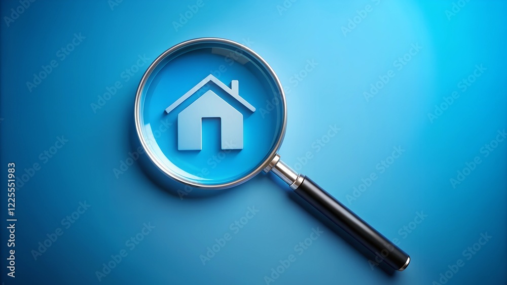 magnifying glass on the house magnifying glass on the house