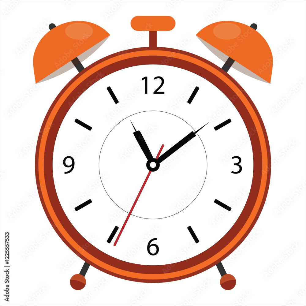 alarm clock isolated on a white background alarm clock isolated on a white background