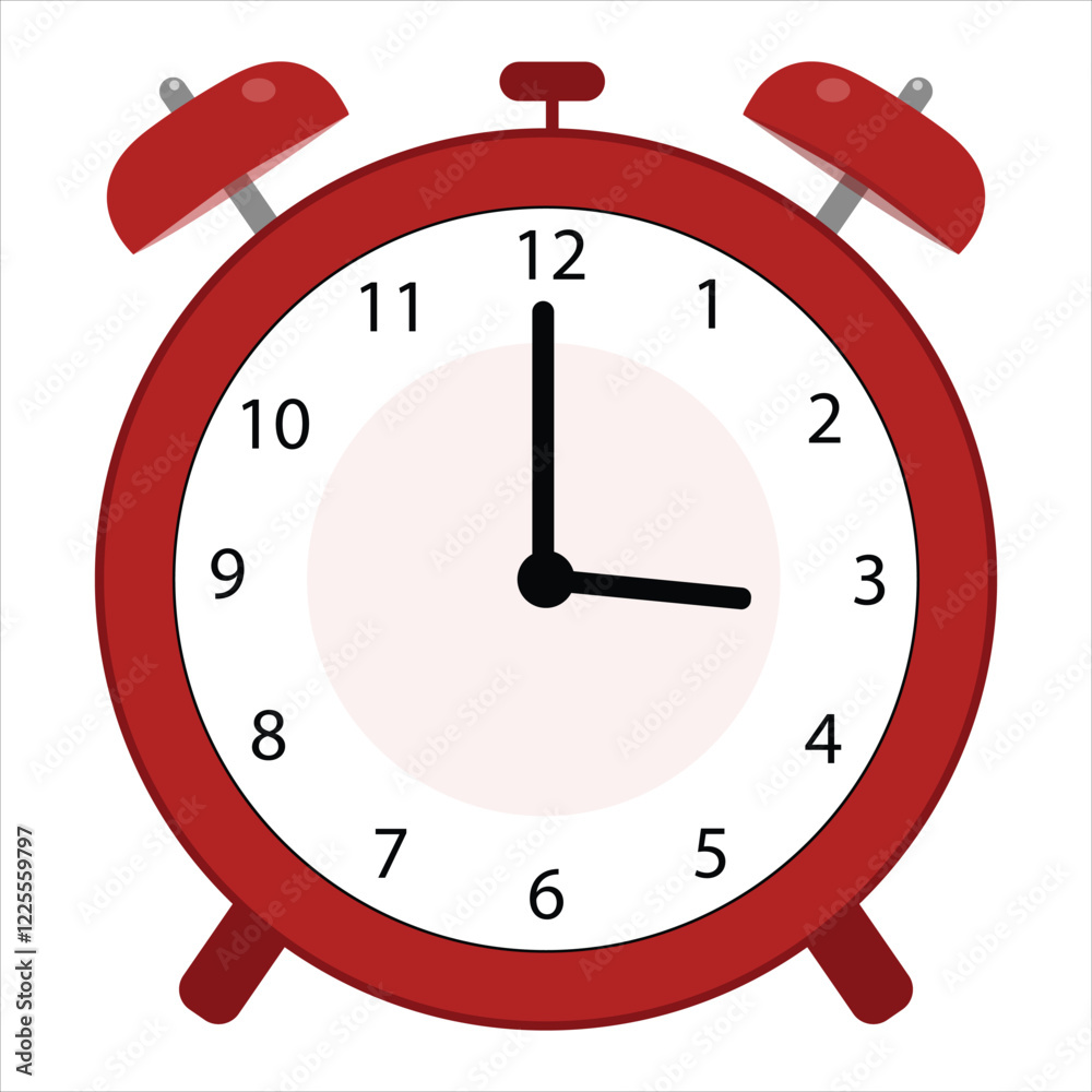 THE alarm clock isolated on a white background THE alarm clock isolated on a white background