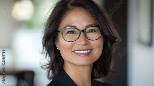 Portrait of a Confident and Smiling Asian Woman