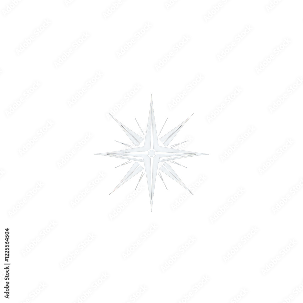 A simple vector logo depicting the silhouette of an old compass rose with its points pointing in all directions. The design has no background, transparent, alpha background png A simple vector logo depicting the silhouette of an old compass rose with its points pointing in all directions. The design has no background, transparent, alpha background png