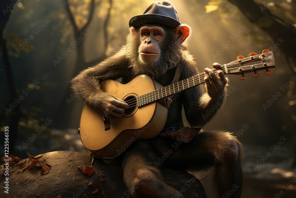 Obraz premium young man with guitar