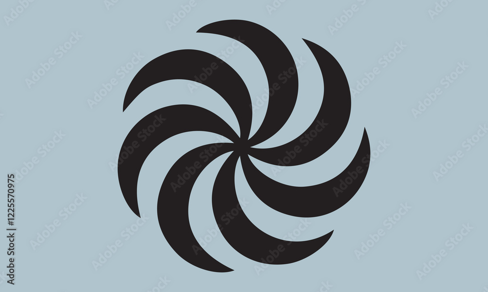 Spiral Swirl Design Elements stock illustration 'spiral, design element, illustration, retro style, vector, black color, swirl pattern, horizontal, simplicity, spotted, vortex, abstract, computer grap Spiral Swirl Design Elements stock illustration 'spiral, design element, illustration, retro style, vector, black color, swirl pattern, horizontal, simplicity, spotted, vortex, abstract, computer grap