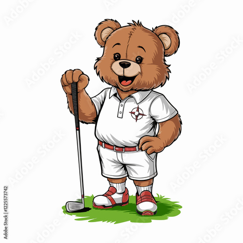 Golfing Bear Player