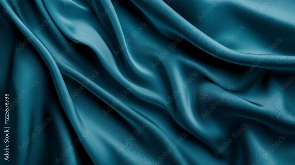 Obraz premium Teal Ocean Texture with Fine Grain Pattern on Plain Background