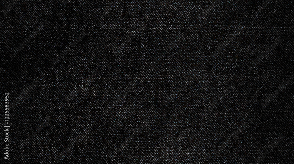 Fototapeta premium Seamless Black Denim Fabric Texture for Backgrounds
