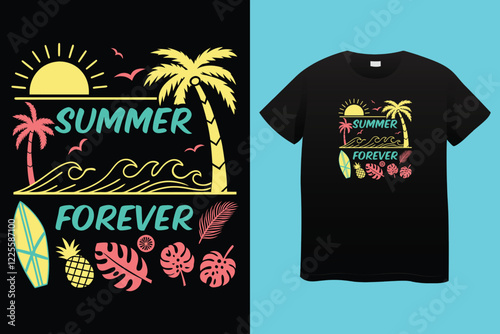 Summer t shirt design, World coconut day T shirt design vector.