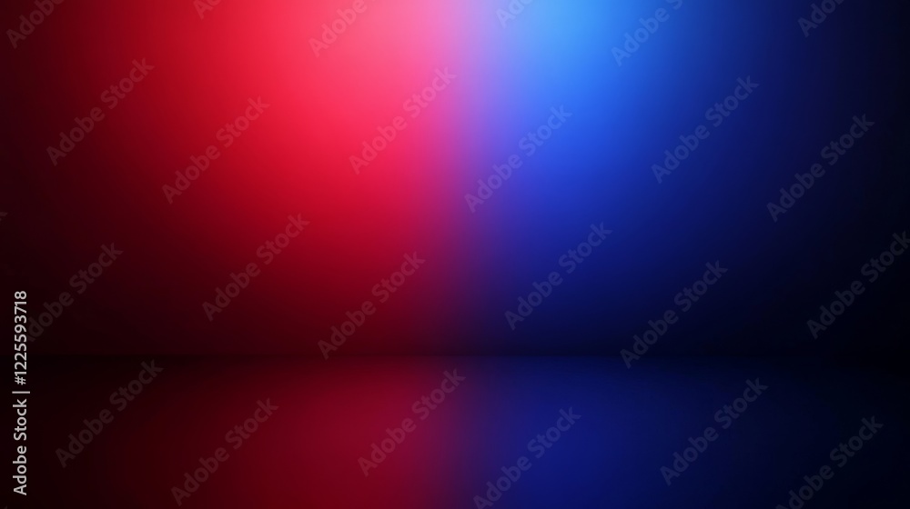 Crafting a mesmerizing blend of red and blue hues, this captivating light display creates an enchanting atmosphere during a late-night festival celebration Crafting a mesmerizing blend of red and blue hues, this captivating light display creates an enchanting atmosphere during a late-night festival celebration