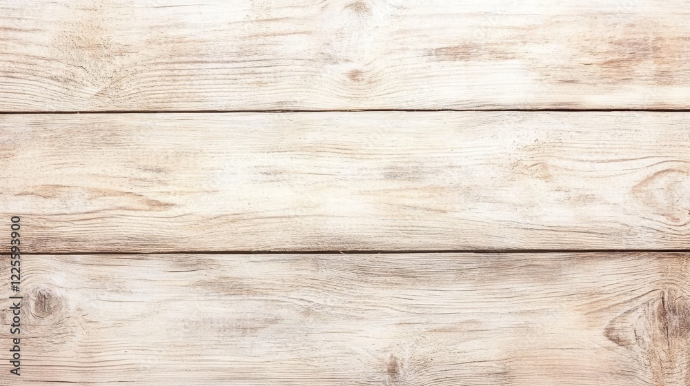 Fototapeta premium Horizontal White Washed Wood Texture, Three Planks, Rustic Background, wood texture, wooden background