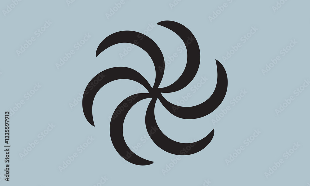 Spiral Swirl Design Elements stock illustration 'spiral, design element, illustration, retro style, vector, black color, swirl pattern, horizontal, simplicity, spotted, vortex, abstract, computer grap Spiral Swirl Design Elements stock illustration 'spiral, design element, illustration, retro style, vector, black color, swirl pattern, horizontal, simplicity, spotted, vortex, abstract, computer grap