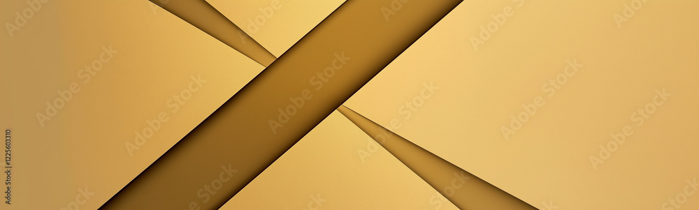 Abstract gold bars crossing over a golden background Abstract gold bars crossing over a golden background