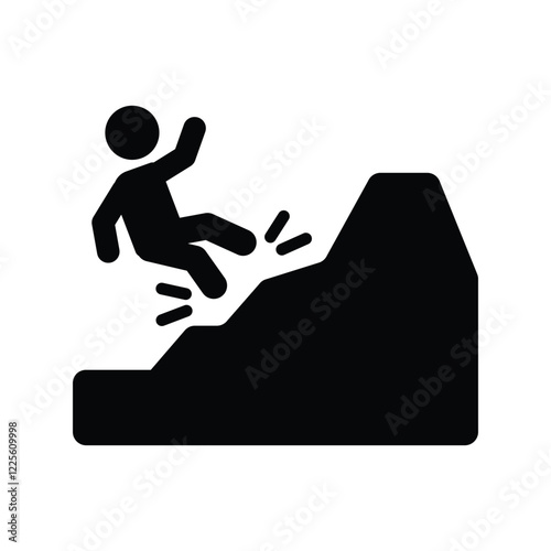 Falling icon