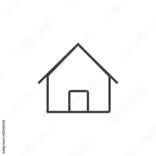 House icon Vector logo set flat