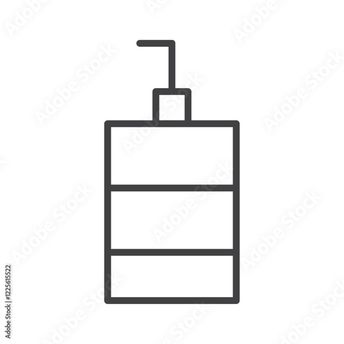 Liquid soap icon Vector logo set flat