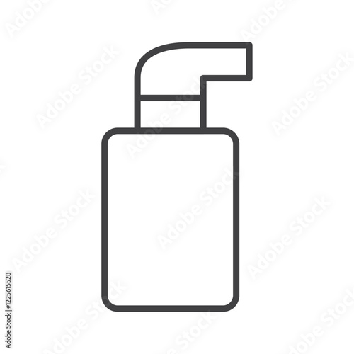 Liquid soap icon Vector logo set flat